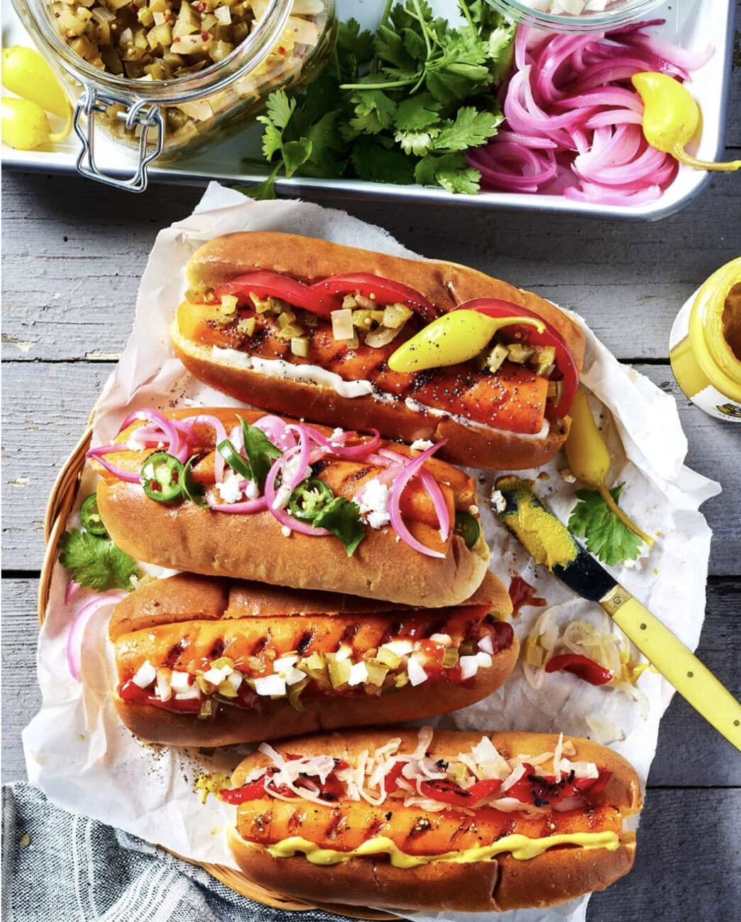 vegan hot dog (Χοτ ντογκ βετζετέριαν)
